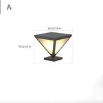 Solar Powered Outside Lights Led Outdoor Post Lights Yard Lights Hwd00054