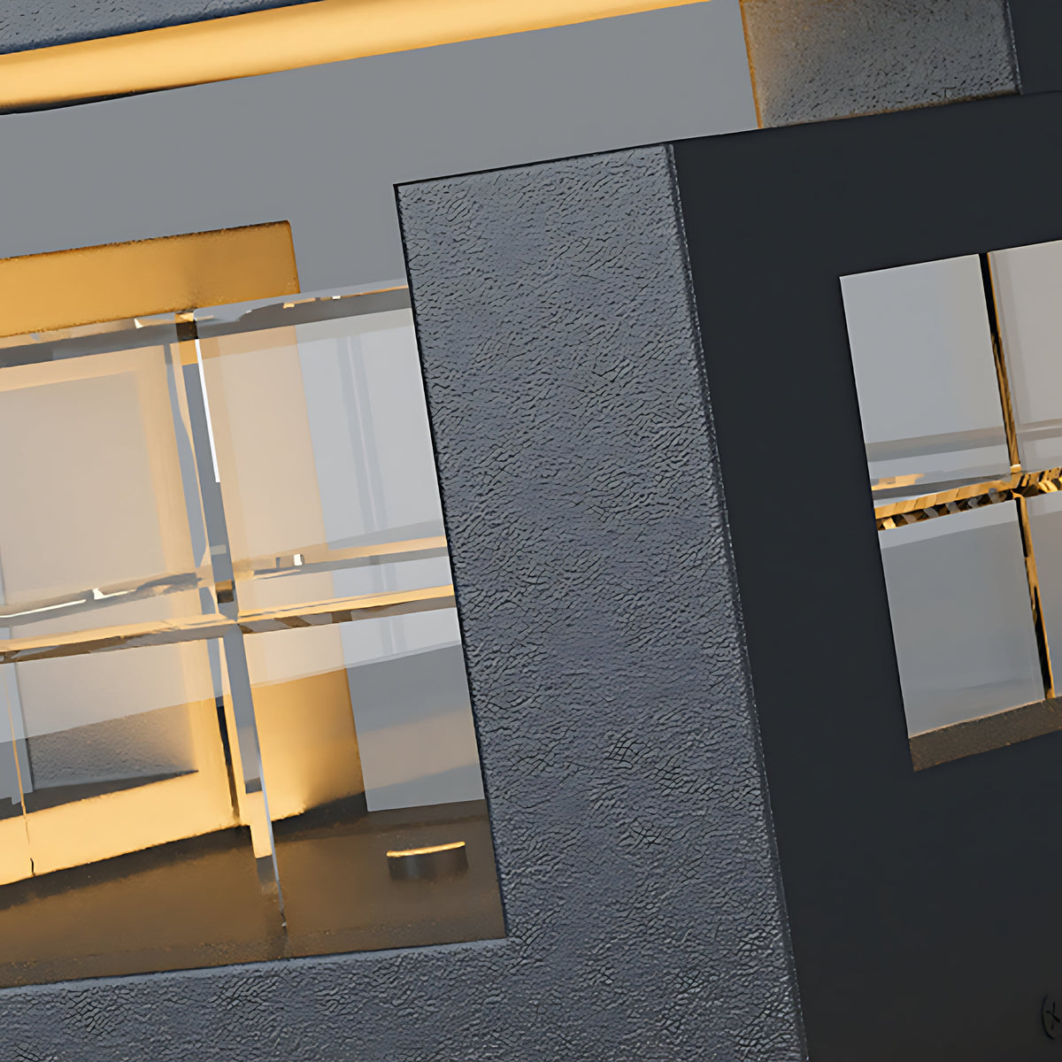 Stainless Steel LED Pillar Light with Acrylic Shade, IP65 Waterproof