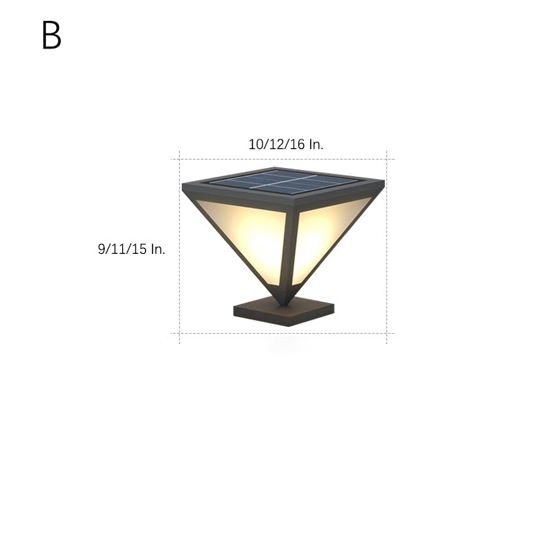 Solar Powered Outside Lights Led Outdoor Post Lights Yard Lights Hwd00054