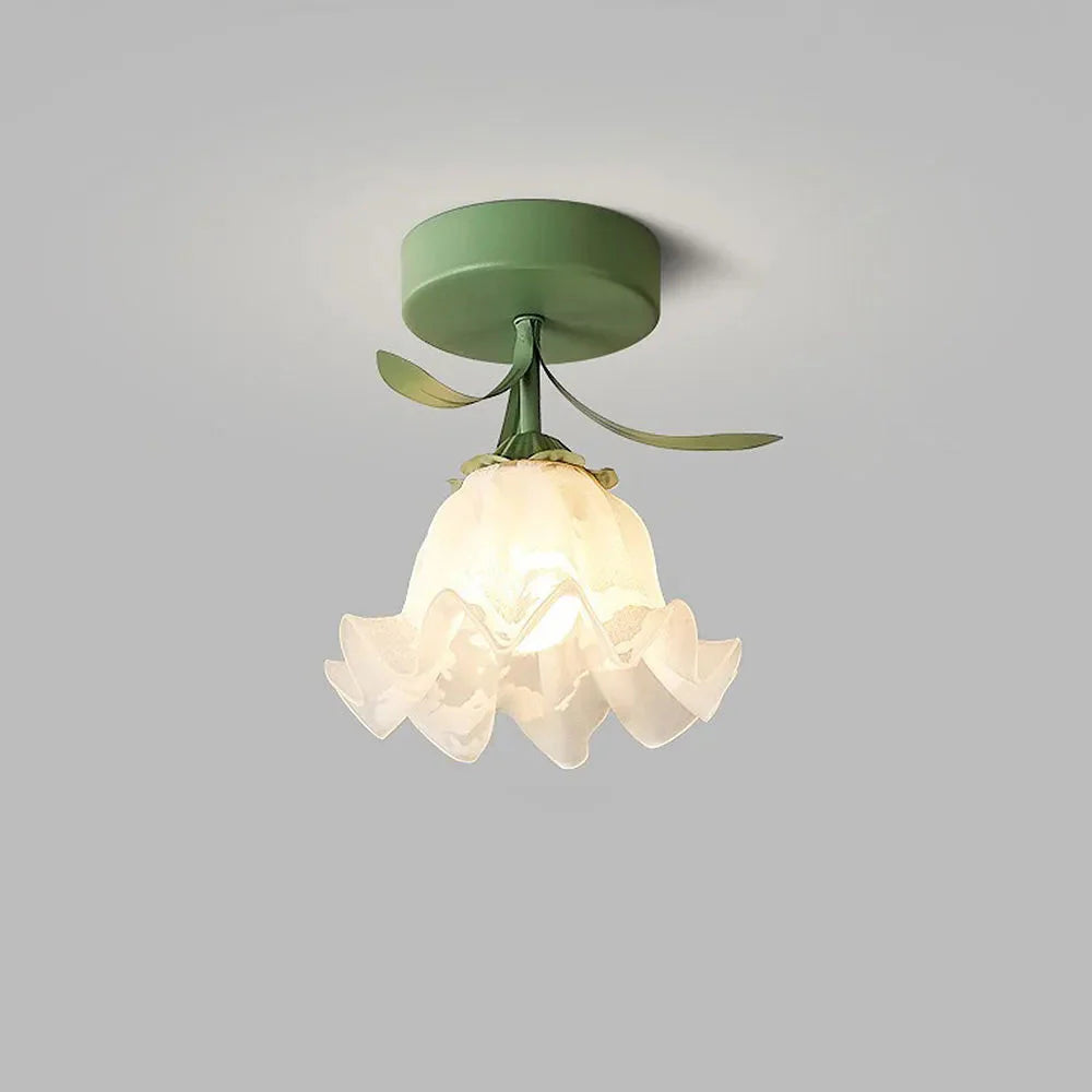 French Style Cream Colored Balcony Entrance Ceiling Light For The Hallway
