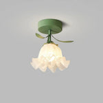 French Style Cream Colored Balcony Entrance Ceiling Light For The Hallway