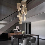 Double Storey Villa Living Room Light Luxurious And Artistic Chandelier