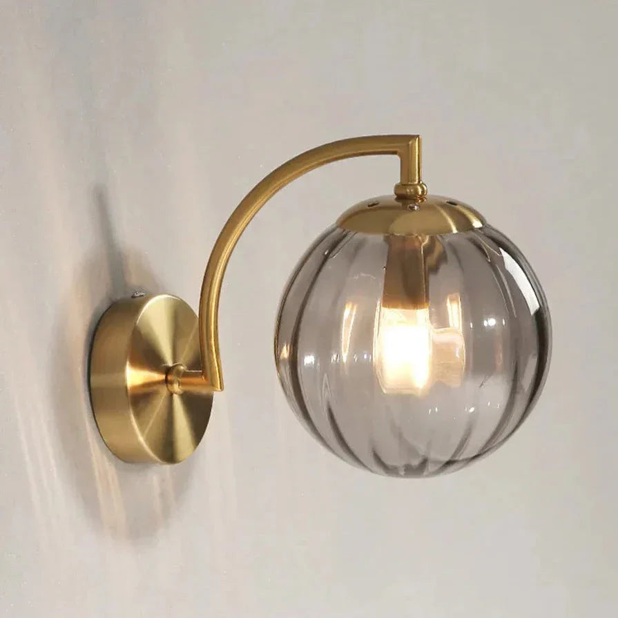 Watermelon Glass Wall Lamp Colored Glass Small Wall Lamp