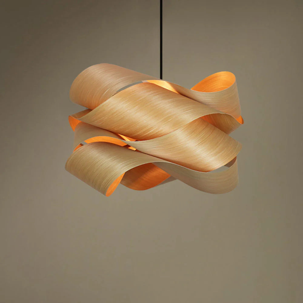 Rustic Modern Irregular Wooden Light