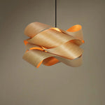 Rustic Modern Irregular Wooden Light