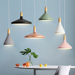 Vivid Cone Modern Pendant Light