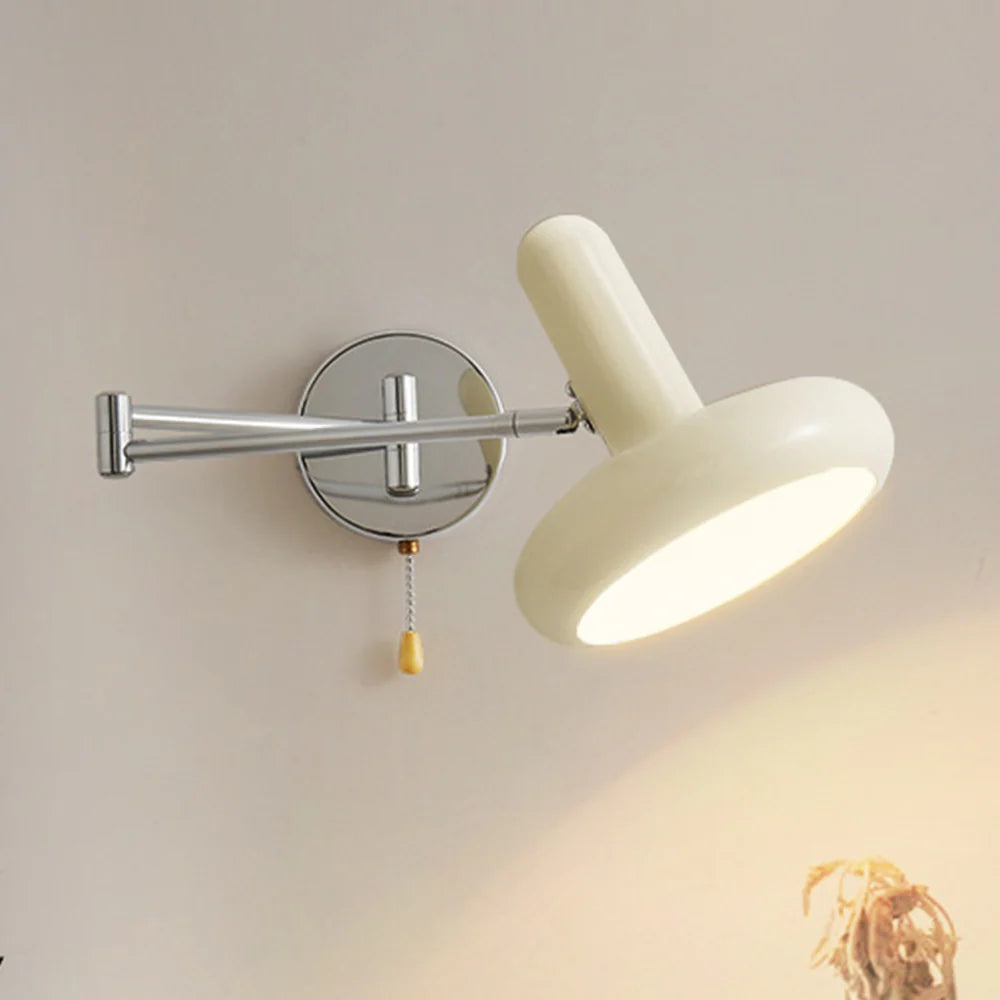 Mid Century White Wall Light