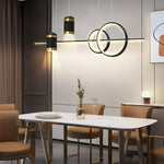 Chandelier Style Table Lamp In The Dining Room