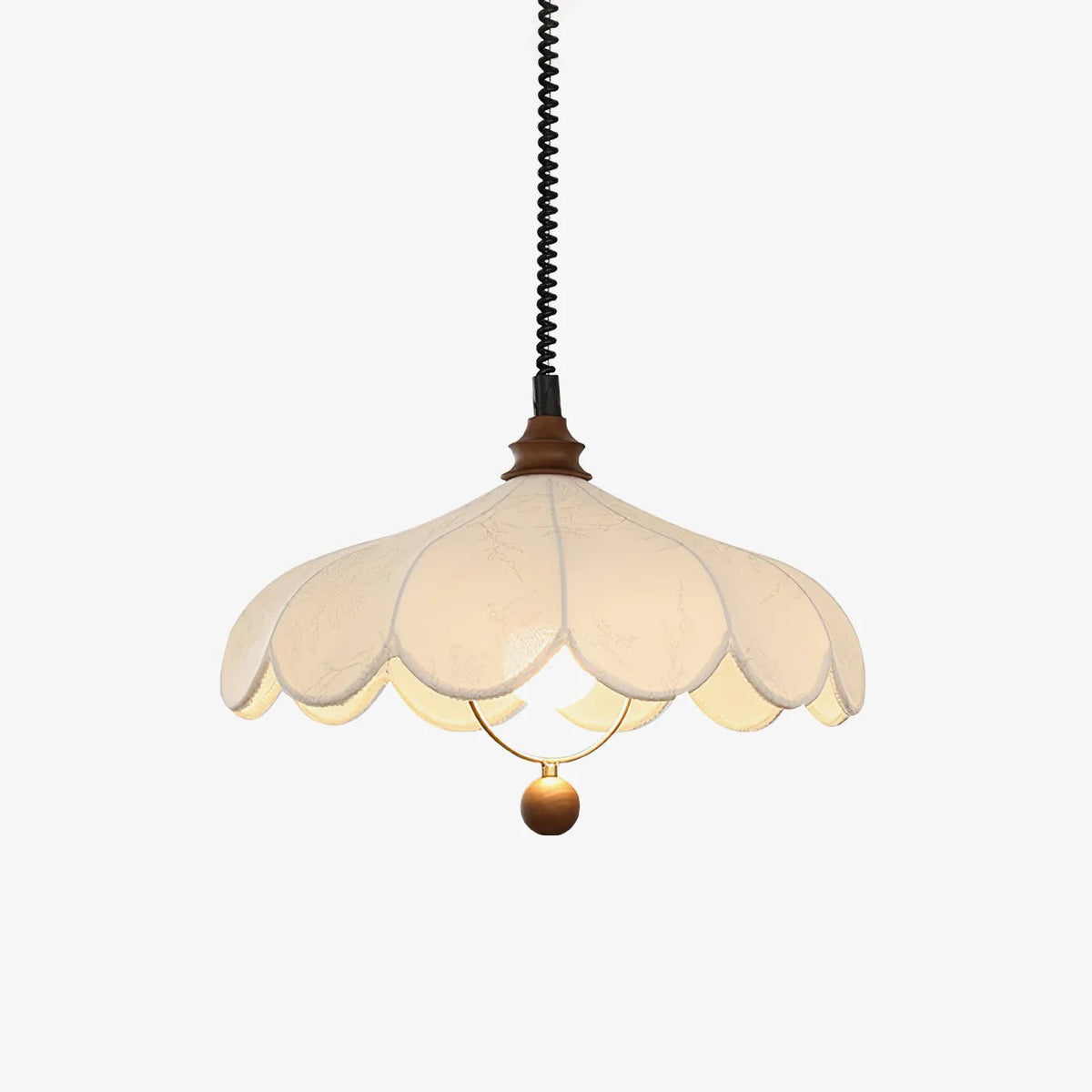 Lily Bloom Fabric Pendant Light