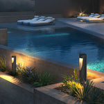 Modern LED Bollard Path Light with Warm 3000K Glow for Courtyard and Garden
