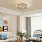 Simple Round Crystal Ceiling Lamp