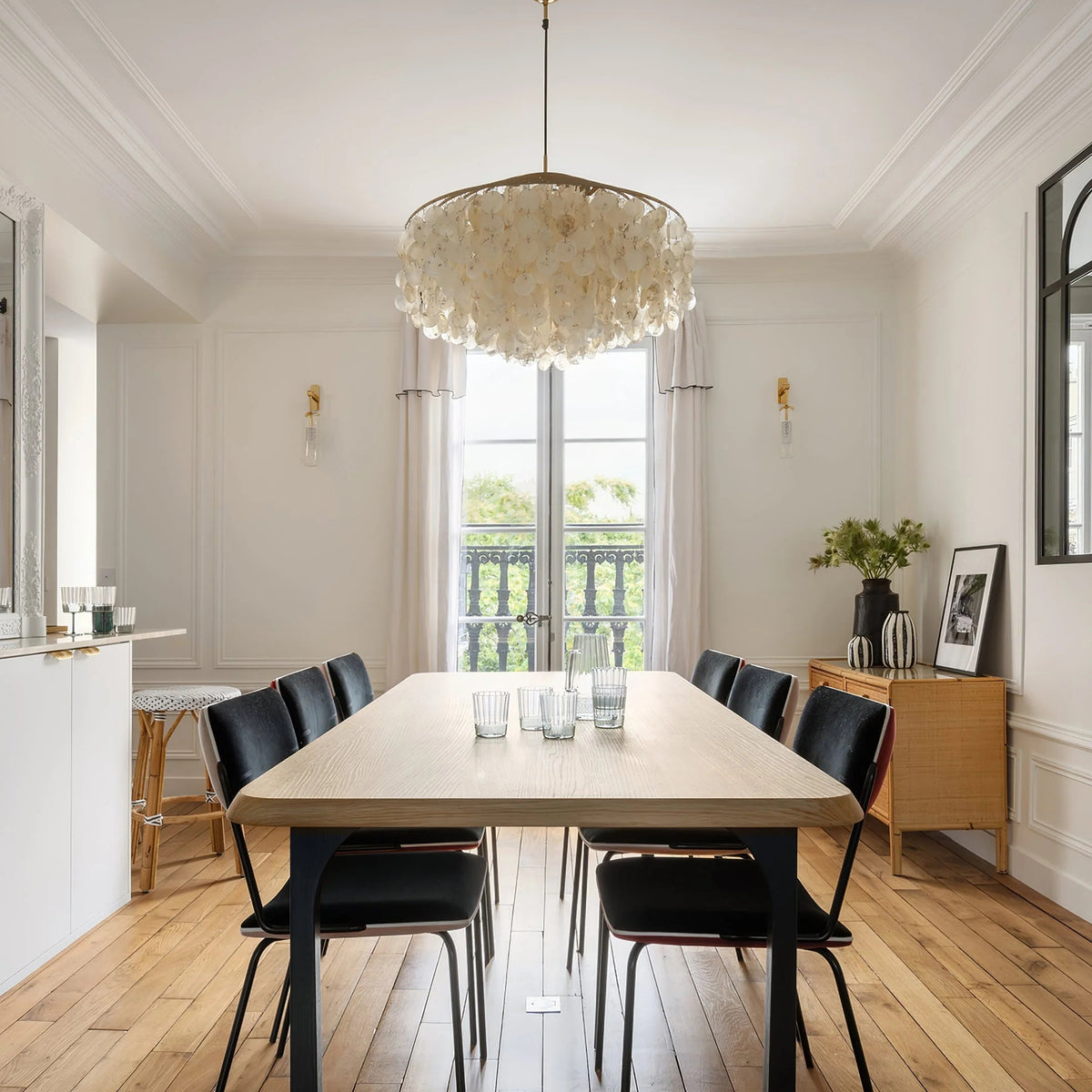 Halo Shell Chandelier