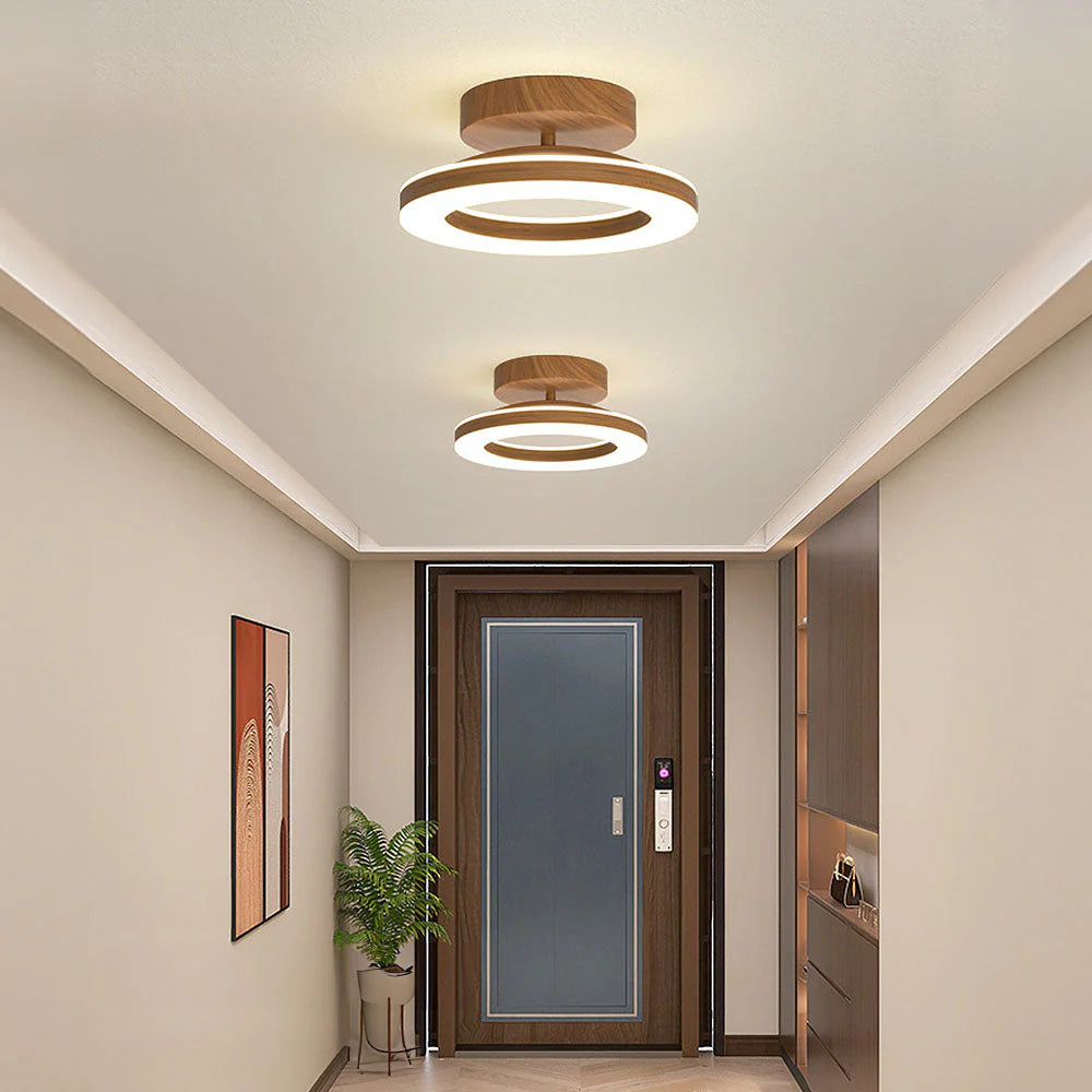 Nordic Minimalist Round Corridor Entrance Light Ceiling Fixture