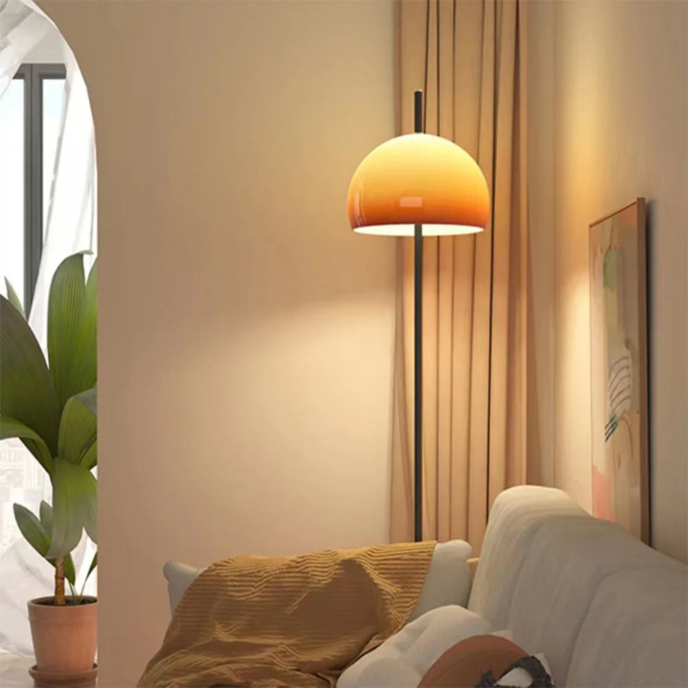 Mushroom Glow Bauhaus Floor Lamp