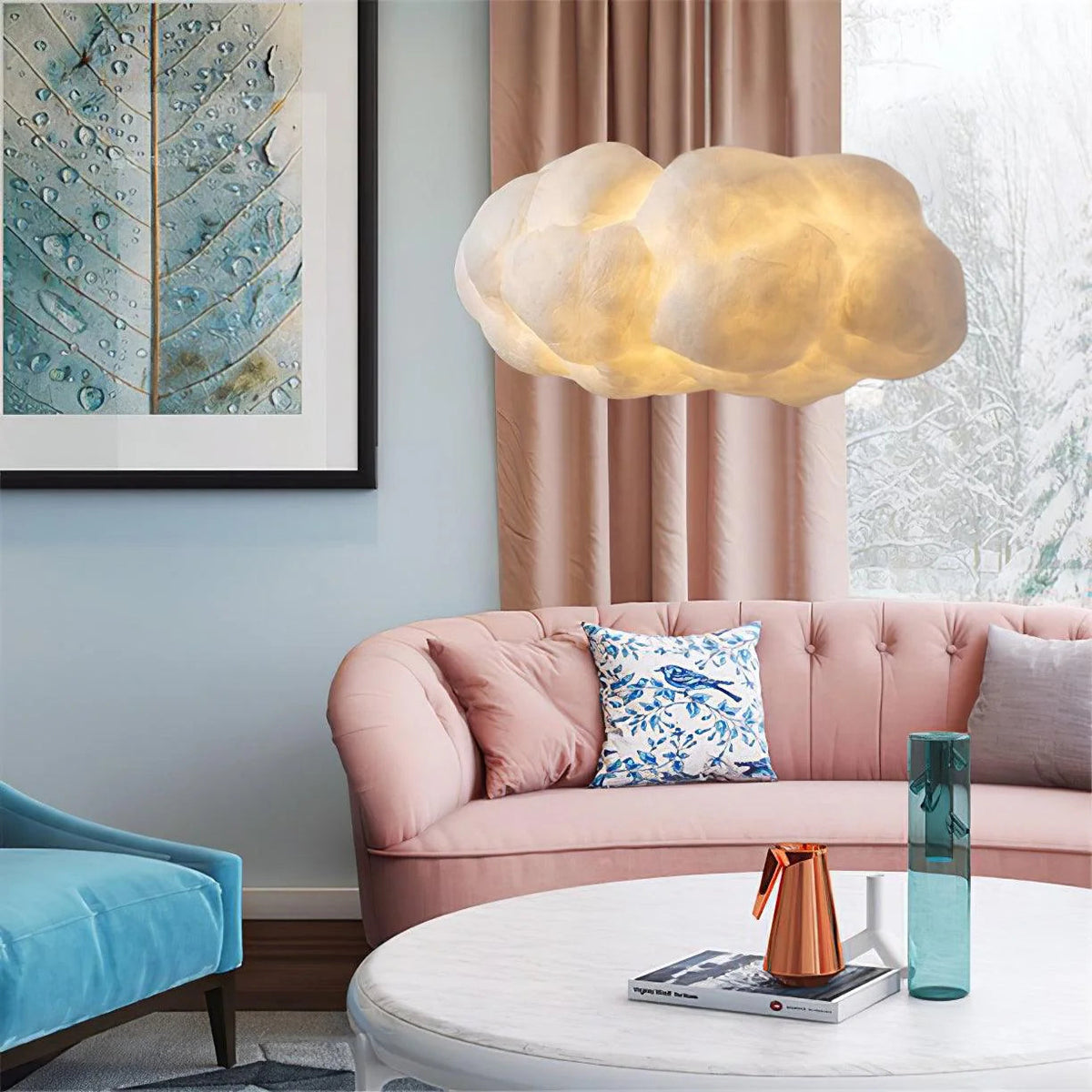 Personalized Restaurant Cloud Shaped Ceiling Lamp