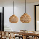 Handwoven Rattan Pendant Light
