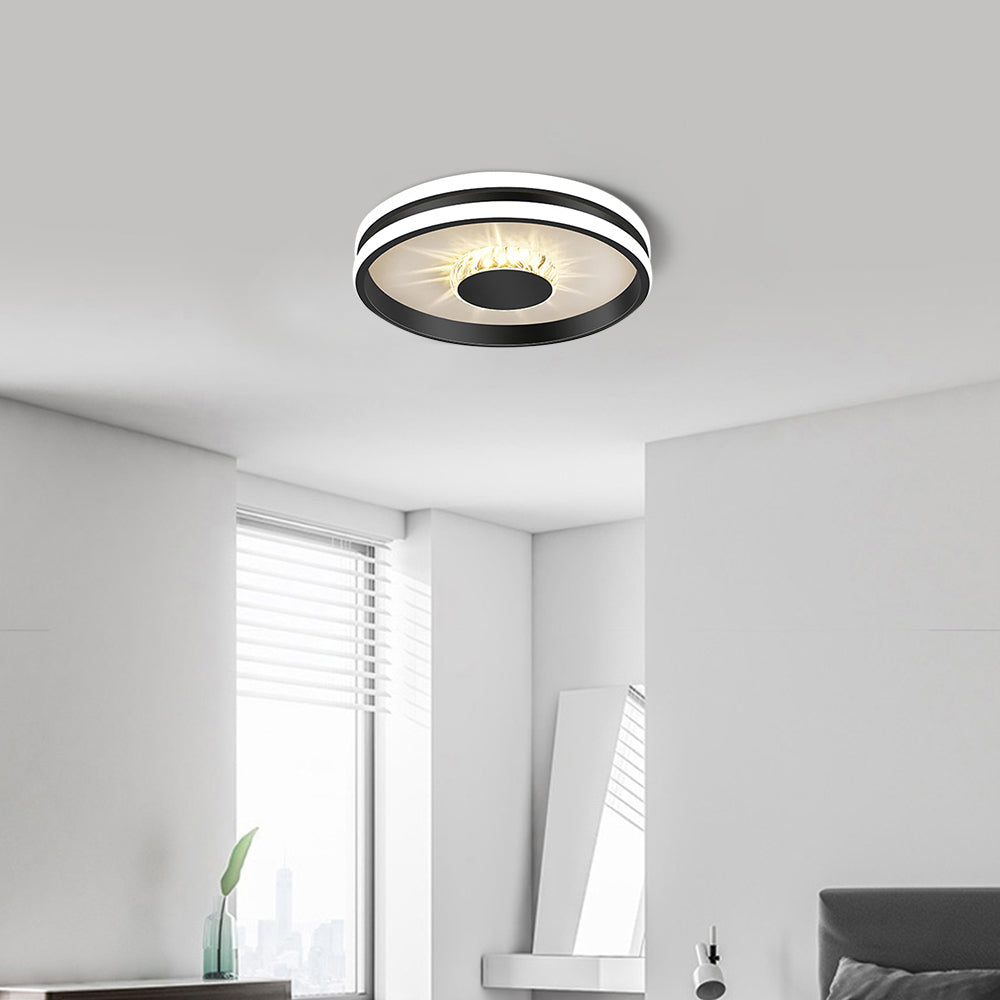 Modern Chic Crystal Ceiling Light