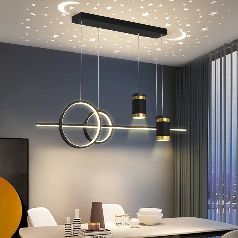 Chandelier Style Table Lamp In The Dining Room