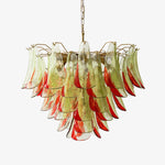 Marielle Glass Chandelier – Modern Art Deco Pendant Light for Dining Room & Foyer