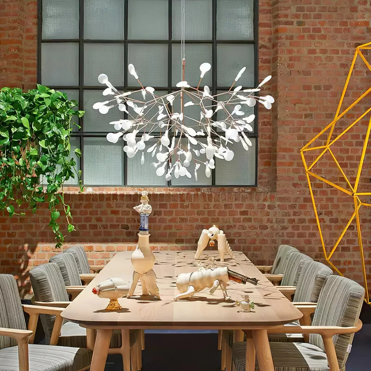 Rose Gold Glow Chandelier