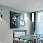 Sleek Tube Glass Pendant Light