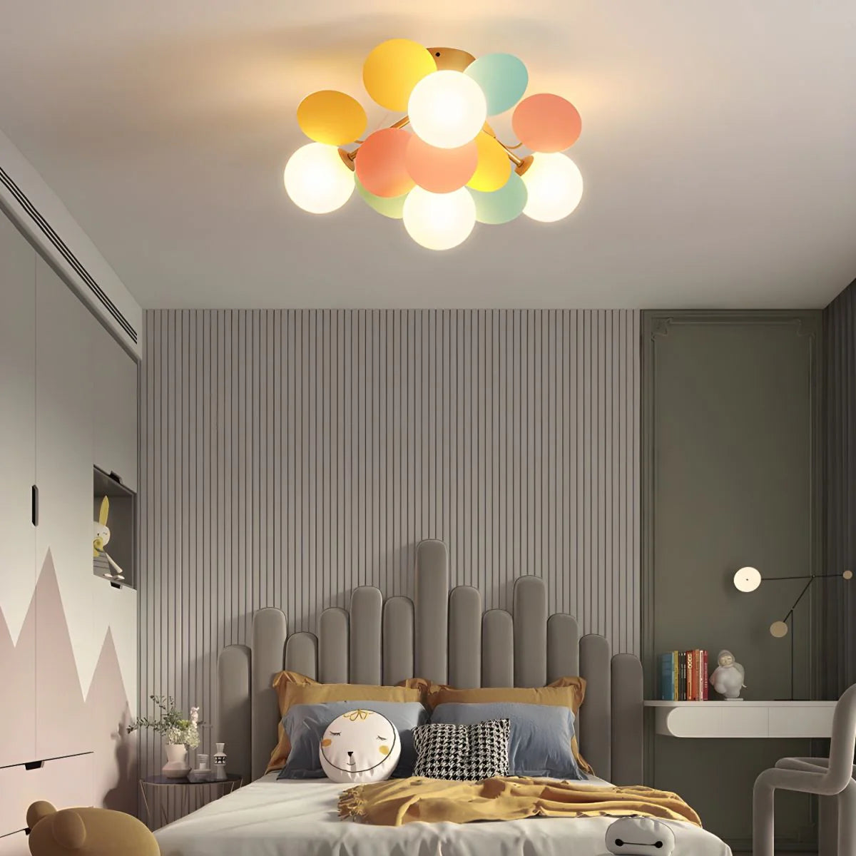 Mid Century Macaron Ceiling Light