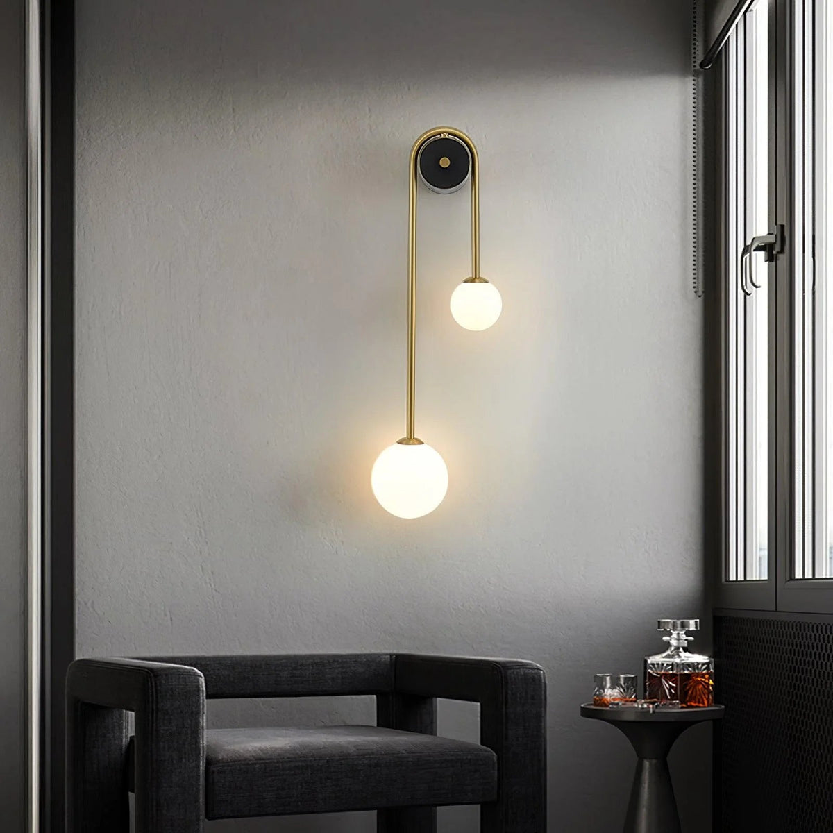 Gilded Arch Wall Light
