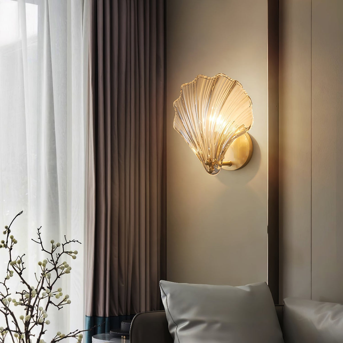 Seashell Wall Light