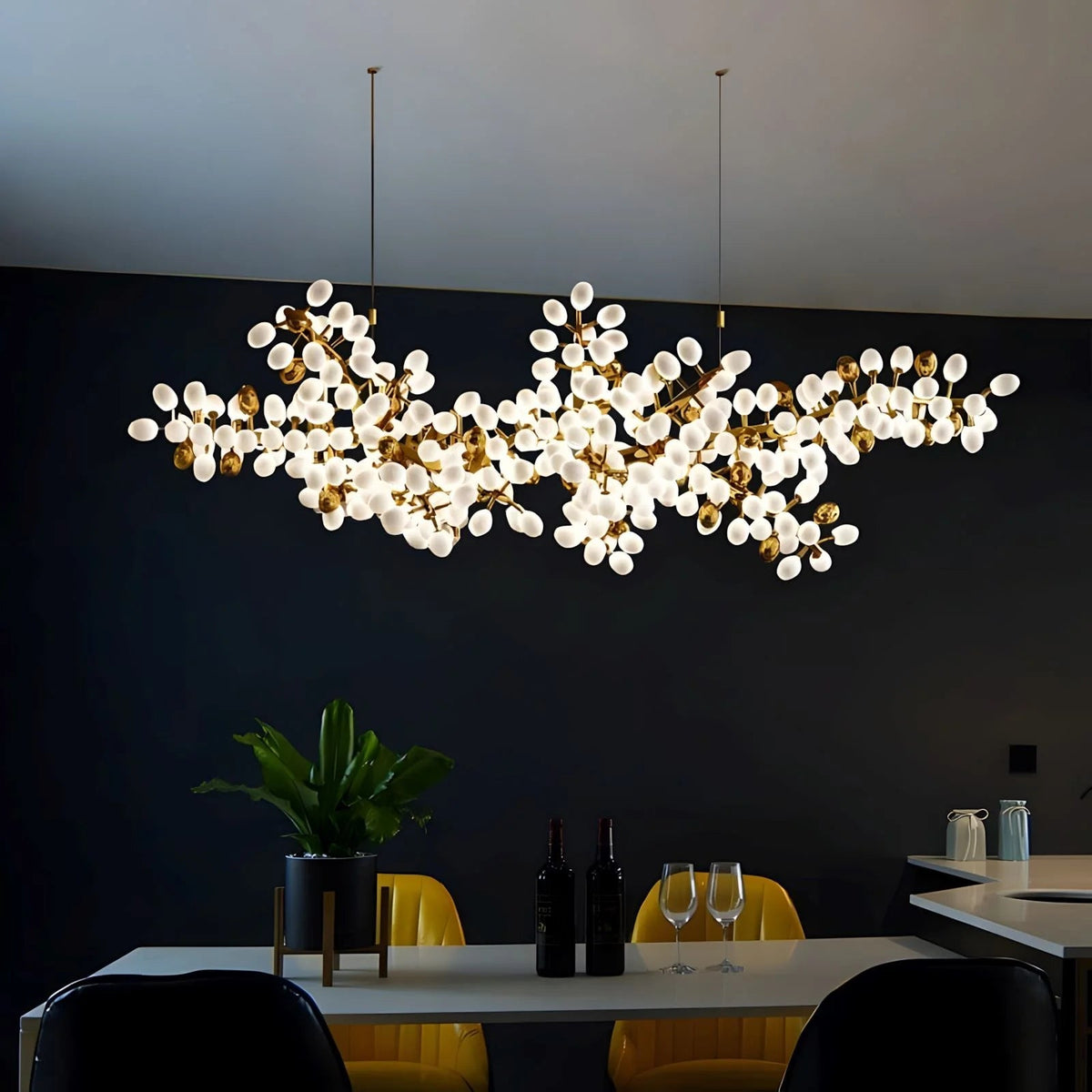 Luxury Modern Art Glass Ball Decorative Chandelier