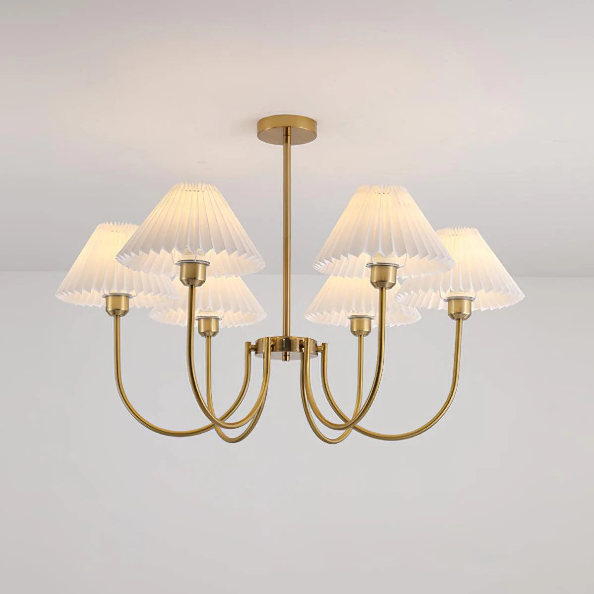 Aurelle Pleated Chandelier