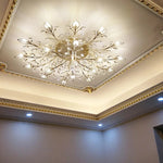 American Style Crystal Branch Ceiling Lamp