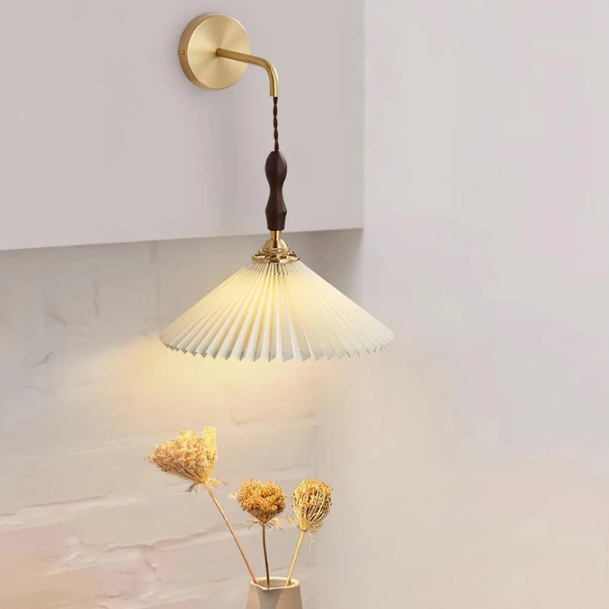 Layered Wood Wall Light