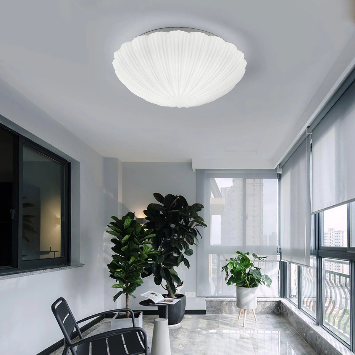Aurora Shell Ceiling Light