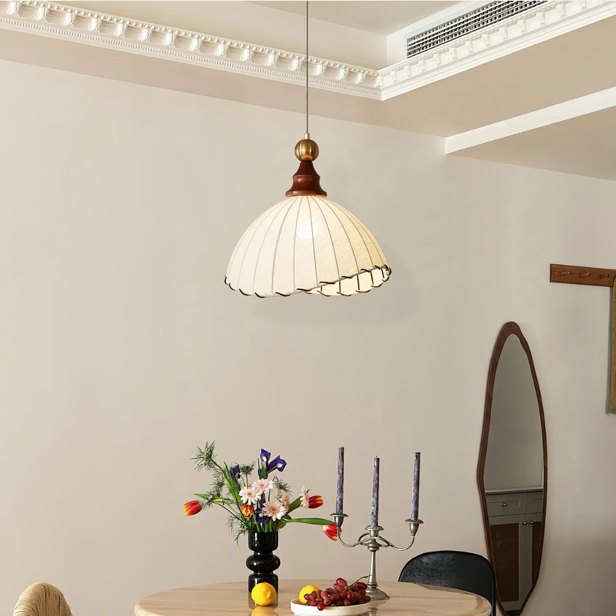 Rooftop Lamp French Wabi Sabi Style With An Ancient Style Pendant Lamp