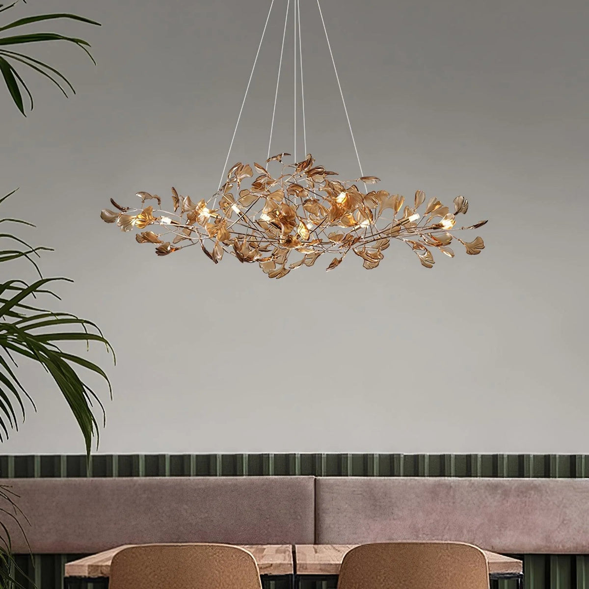 Auraleaf Acrylic Chandelier