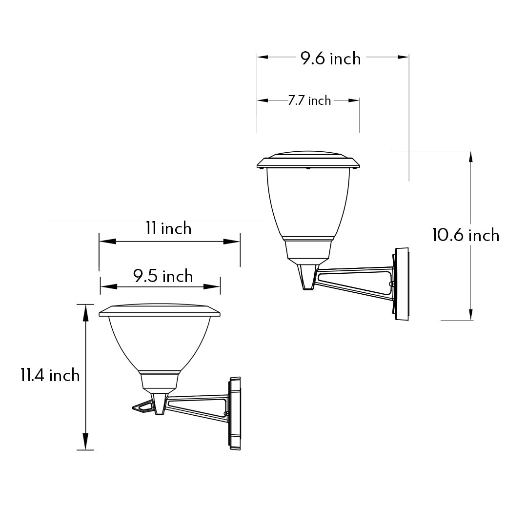 Modern Outdoor Wall Sconce with Warm LED Glow, Minimalist Waterproof Design