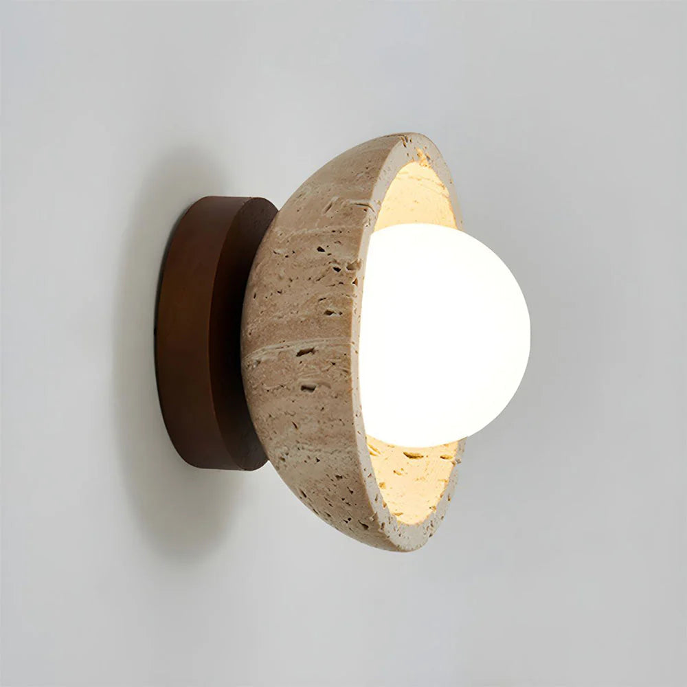 Modern Industrial Stone Wall Light