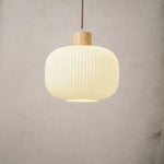 Antique Lantern Style Glass Pendant Lamp