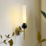 Vertical Marble Accent Wall Light