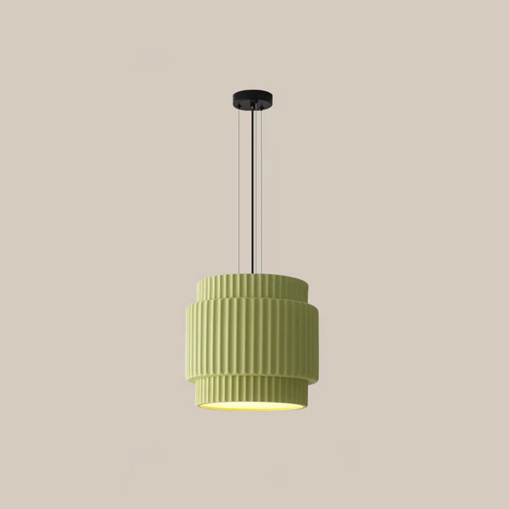 Sleek Bauhaus Resin Drop Light