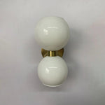 Twin Sphere Contemporary Wall Light