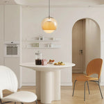 Retro Orange Bauhaus Pendant Lamp