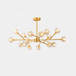 Glass Ball Cascade Chandelier