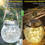 Solar Powered Outdoor Courtyard Crack Lamp