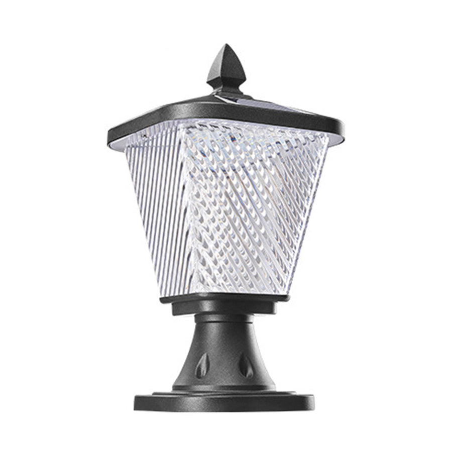 Solar Post Cap Light in Die-Cast Aluminum with Dual-Color LED
