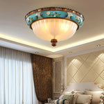 Flower Motif Resin Ceiling Light