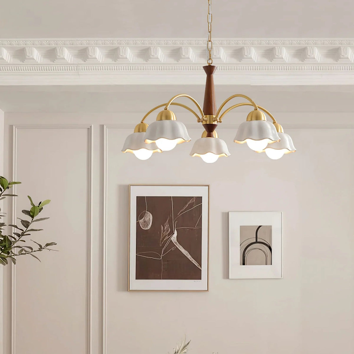Stockholm Brass Chandelier
