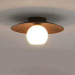 Minimalist Natural Timber Ceiling Lamp