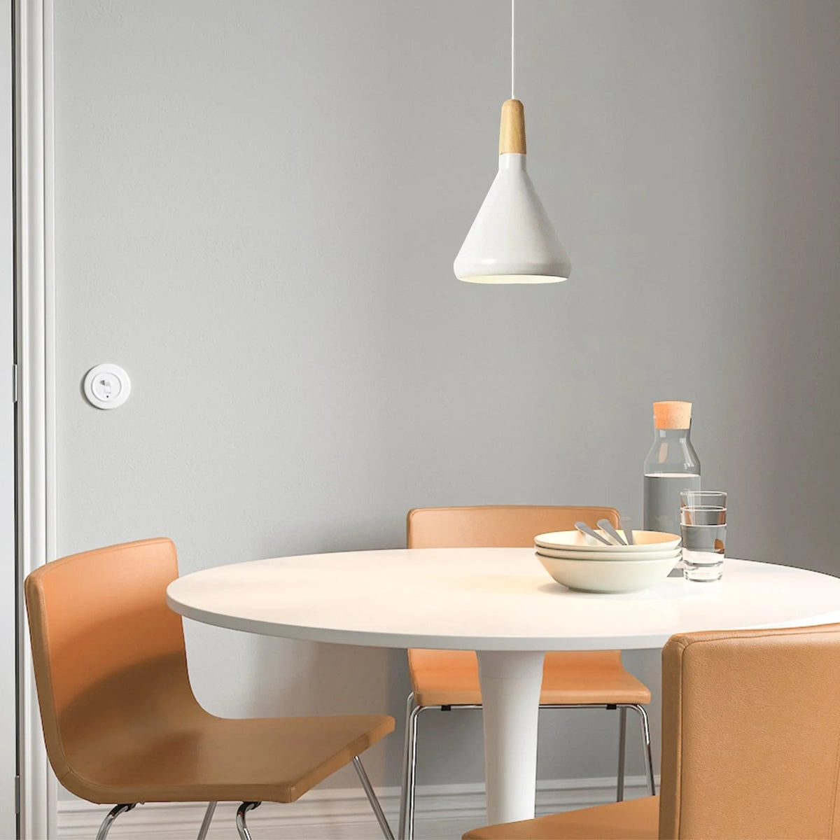 Vivid Cone Modern Pendant Light