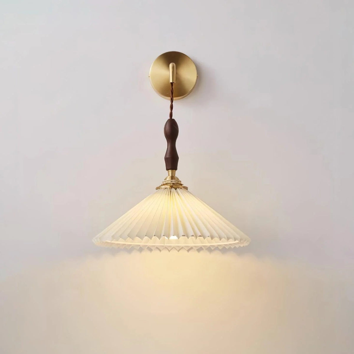 Layered Wood Wall Light